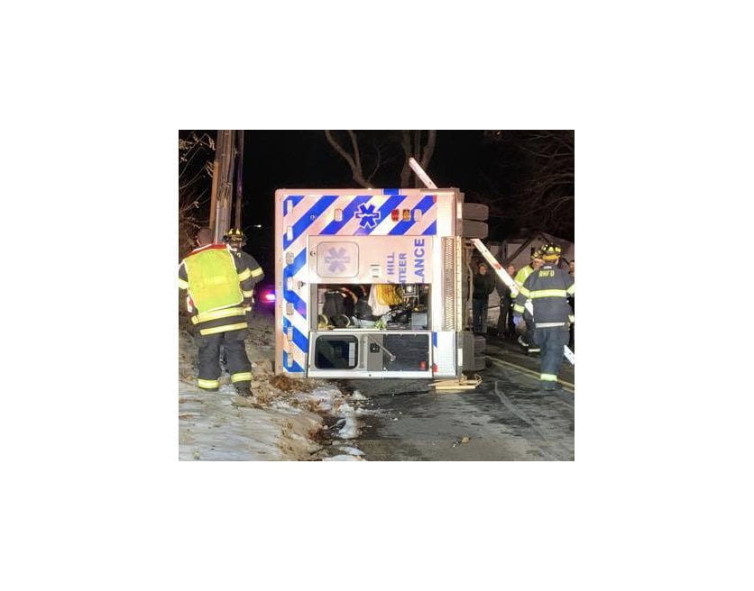 Three Volunteers Hurt in Connecticut Ambulance Crash