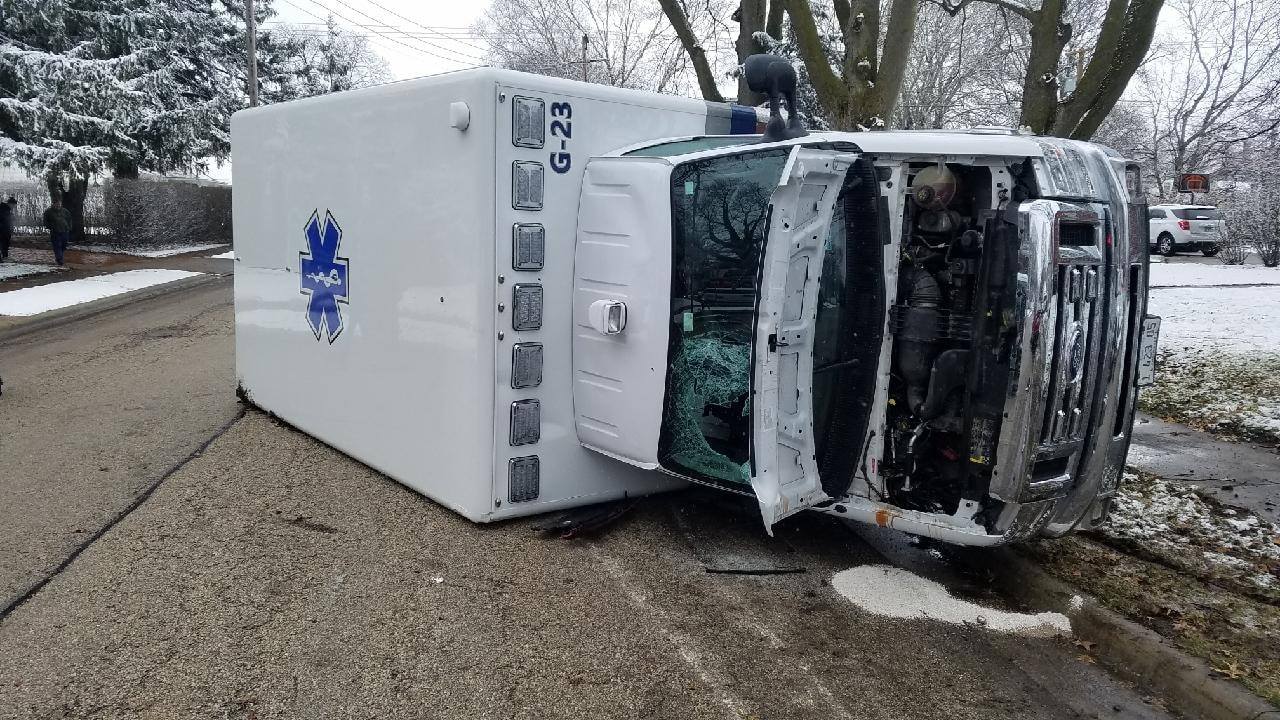Stolen Ambulance Crashes in Illinois; Suspect Charged