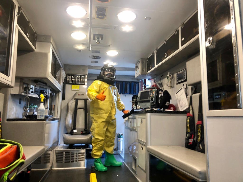 Ambulances Quickly Disinfected in Maryland