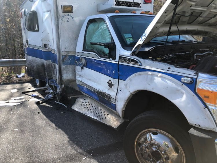 Webster (MA) Ambulance Involved in Crash