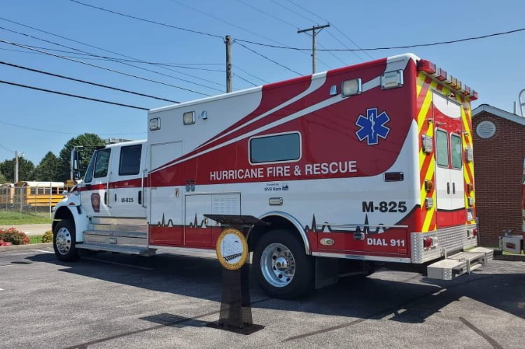 Hurricane (WV) Fire and Rescue Receives New Horton Ambulance