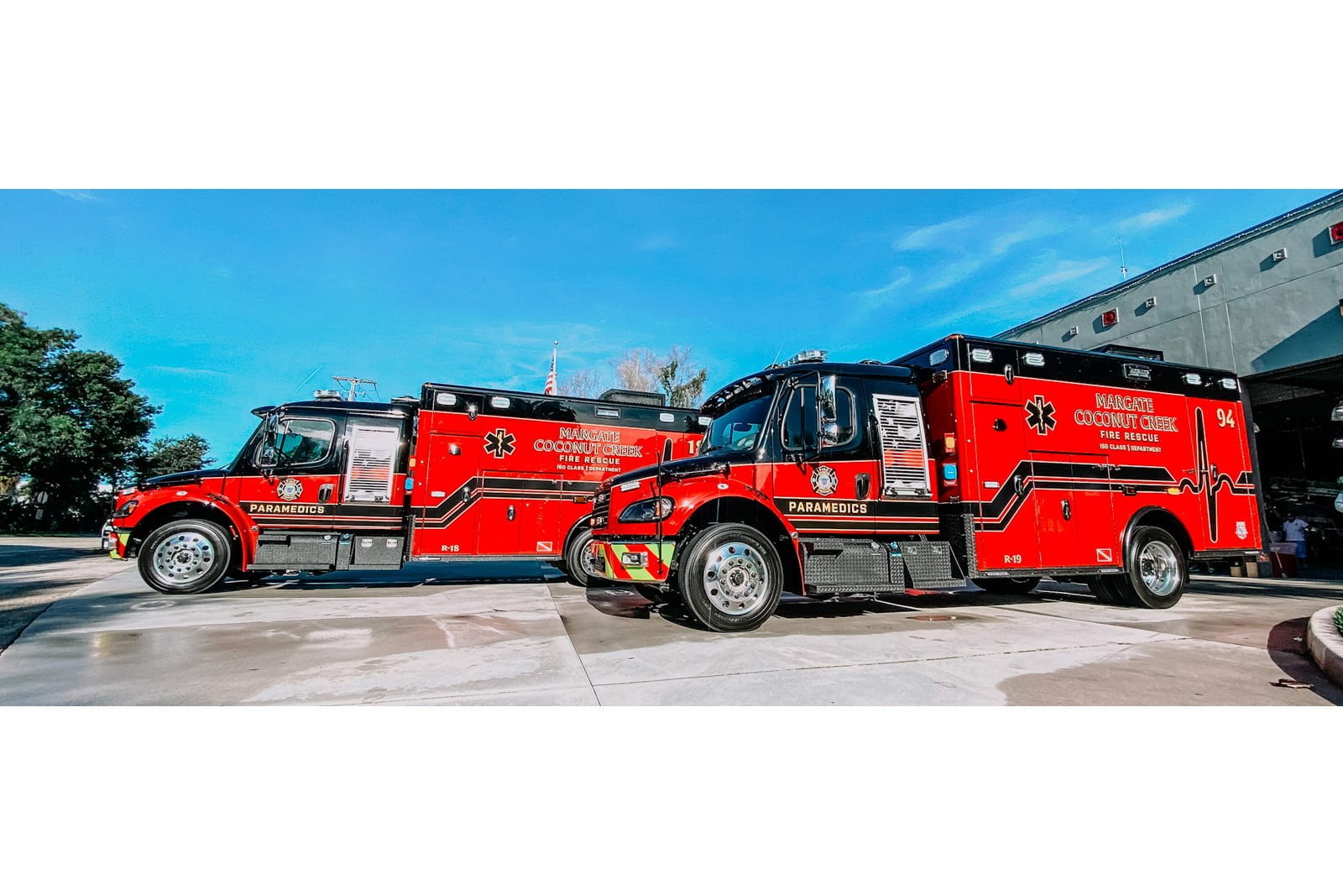 Margate-Coconut Creek (FL) Fire Rescue Gets Two New Wheeled Coach Type 1 Rigs