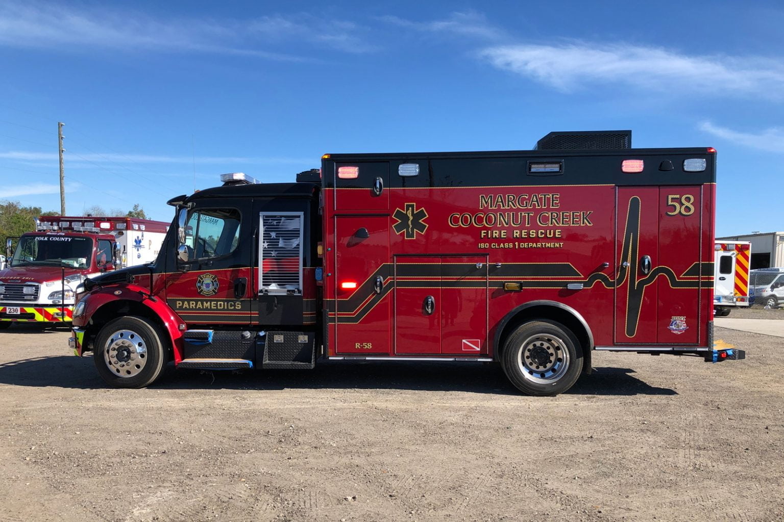 MargateCoconut Creek (FL) Fire Rescue Gets Two New Wheeled Coach Type