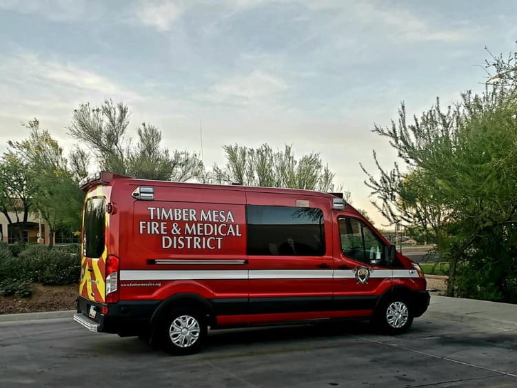 Timber Mesa (AZ) Receives New Ambulance Through Grant