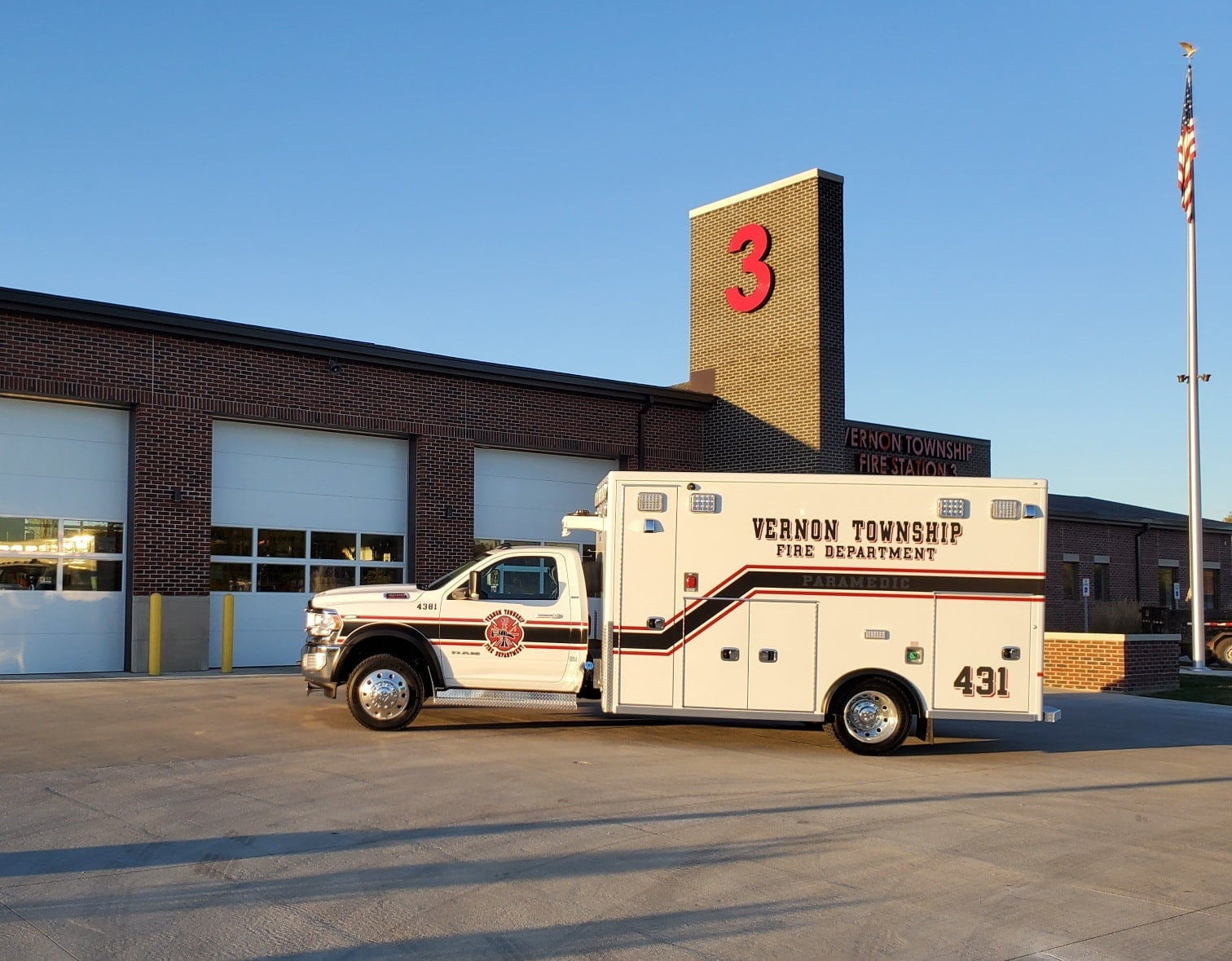 Photos Vernon Township (IN) Ambulance Enters Service EMS Rig