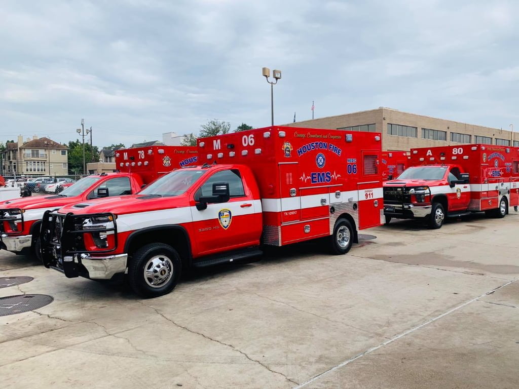 Houston (TX) Fire Department Receives Delivery of Eight New Ambulances