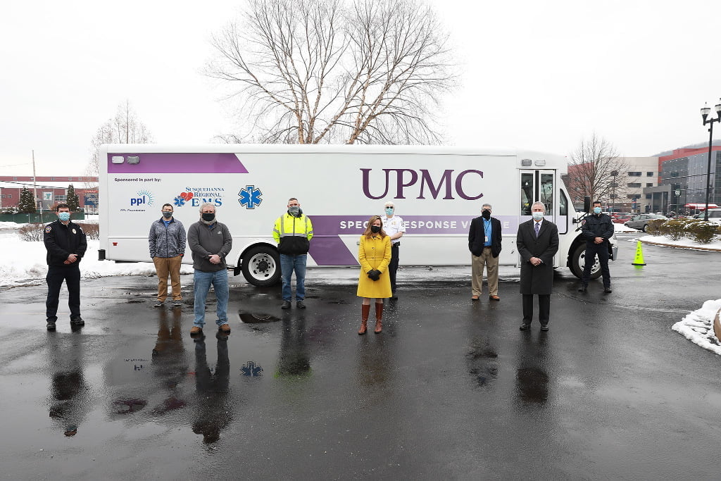 UPMC Susquehanna Ambulance Bus