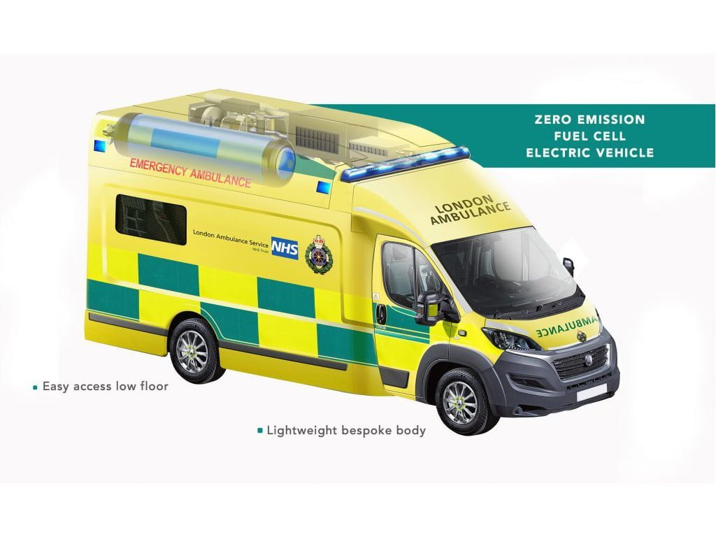 Hydrogen-Powered Ambulance Could Hit the Streets of London by Autumn