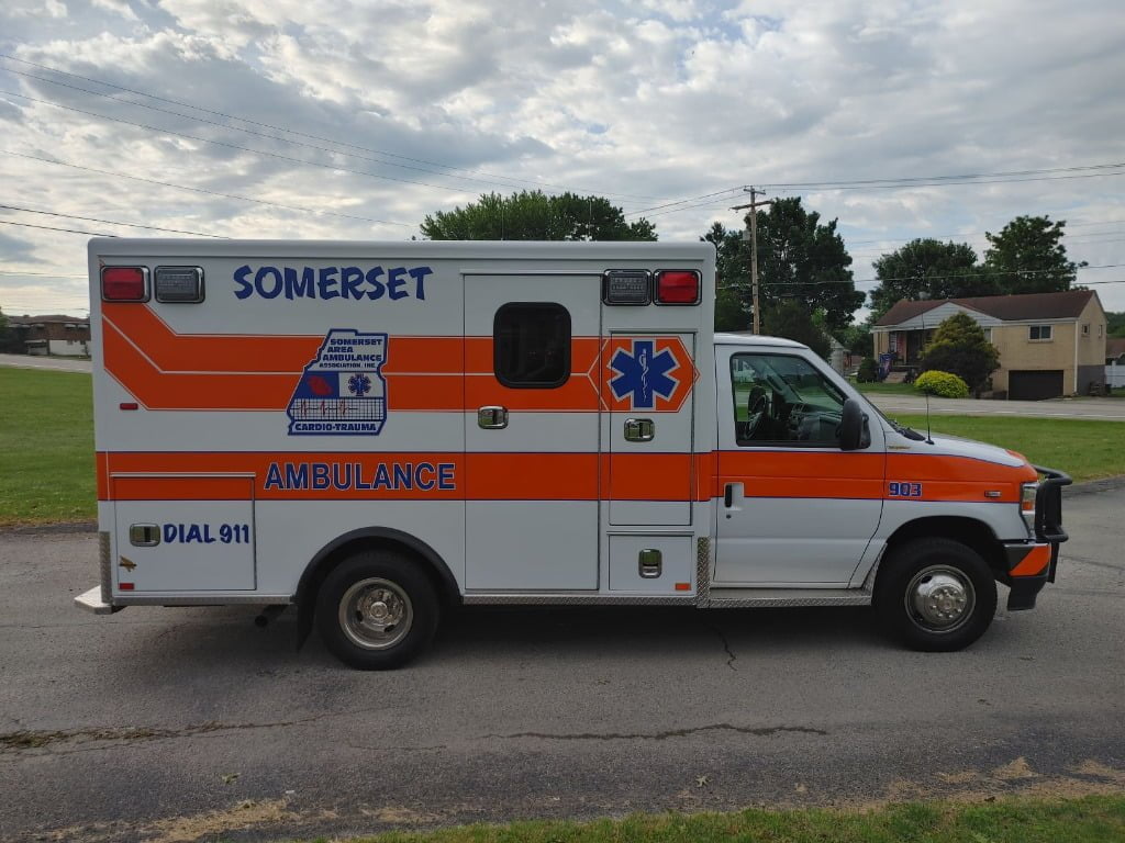 The Somerset Type 3 is powered by a 7.3-liter V-8 gasoline engine and has a patient module that's 146 inches long, 90 inches wide, and with 70 inches of headroom.