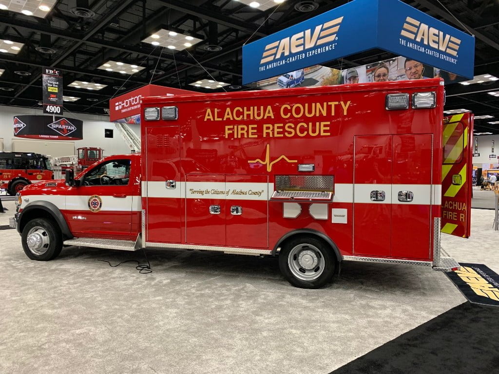Photos: REV Group Ambulances on Display at FDIC International 2021