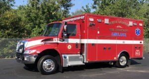 Horton built this Type 1 ambulance for North Andover (MA) Fire Department on an International MV607 chassis with a 173-inch long patient box, powered by a Cummins 250-horsepower 6.7-liter diesel engine, and an Allison 2200 EVS automatic transmission.