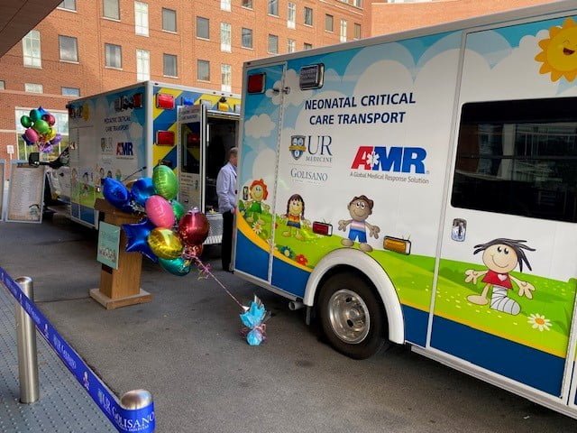 Golisano Children’s Hospital Dedicates Pediatric Ambulances