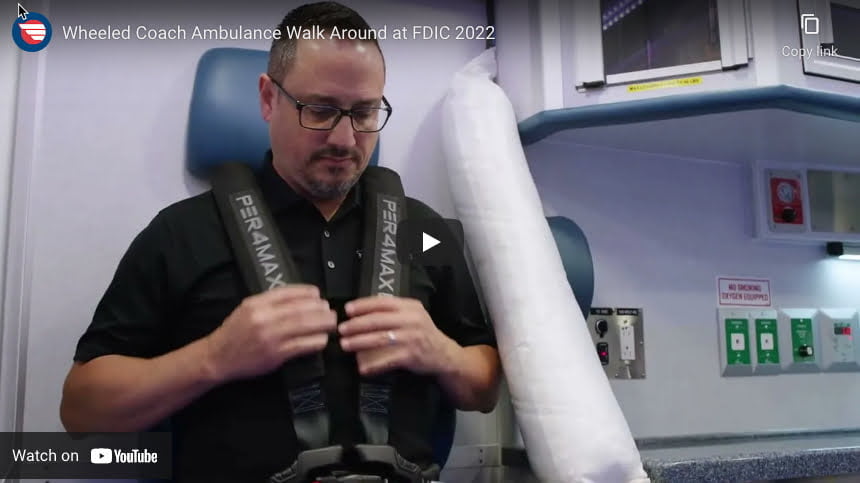 Video: Wheeled Coach Ambulance Walk Around at FDIC 2022