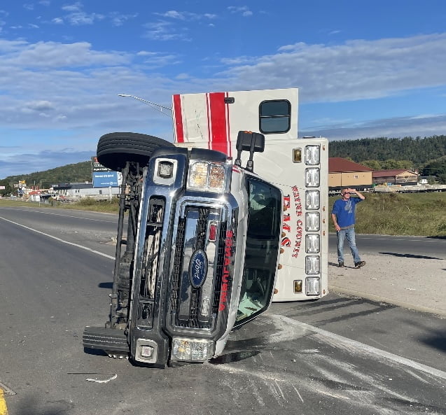 Five Sent to Hospital after Truck Hits KY Ambulance Transporting Patient