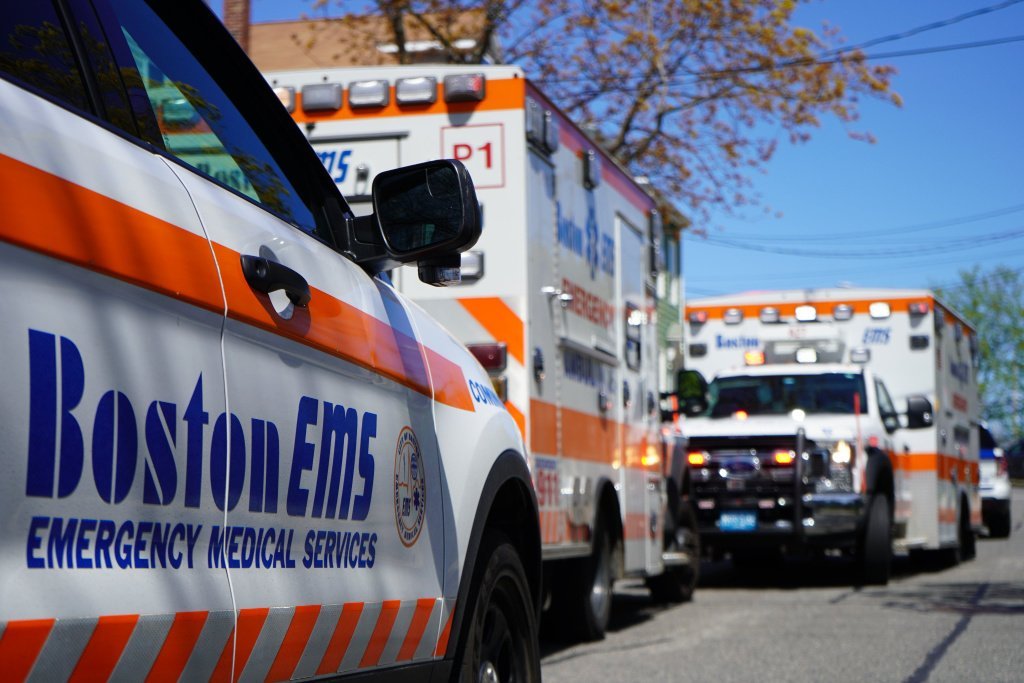 Rock Thrown at Ambulance Near Boston Homeless Encampment