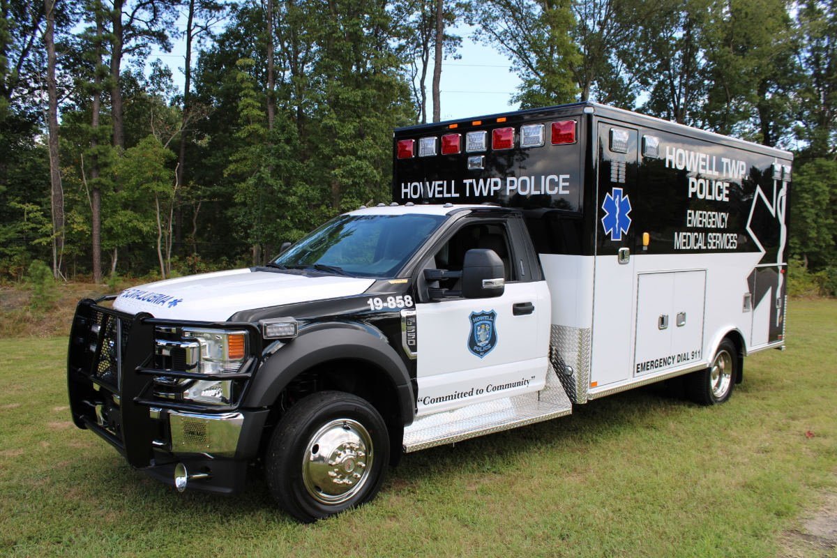Howell Township (NJ) Police Emergency Medical Services Gets American Emergency Vehicles Type 1 Traumahawk Ambulance