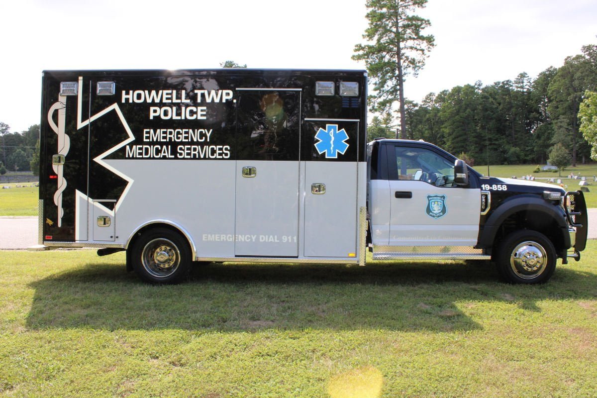 The AEV rig for Howell Township has TecNiq LED warning and scene lighting.