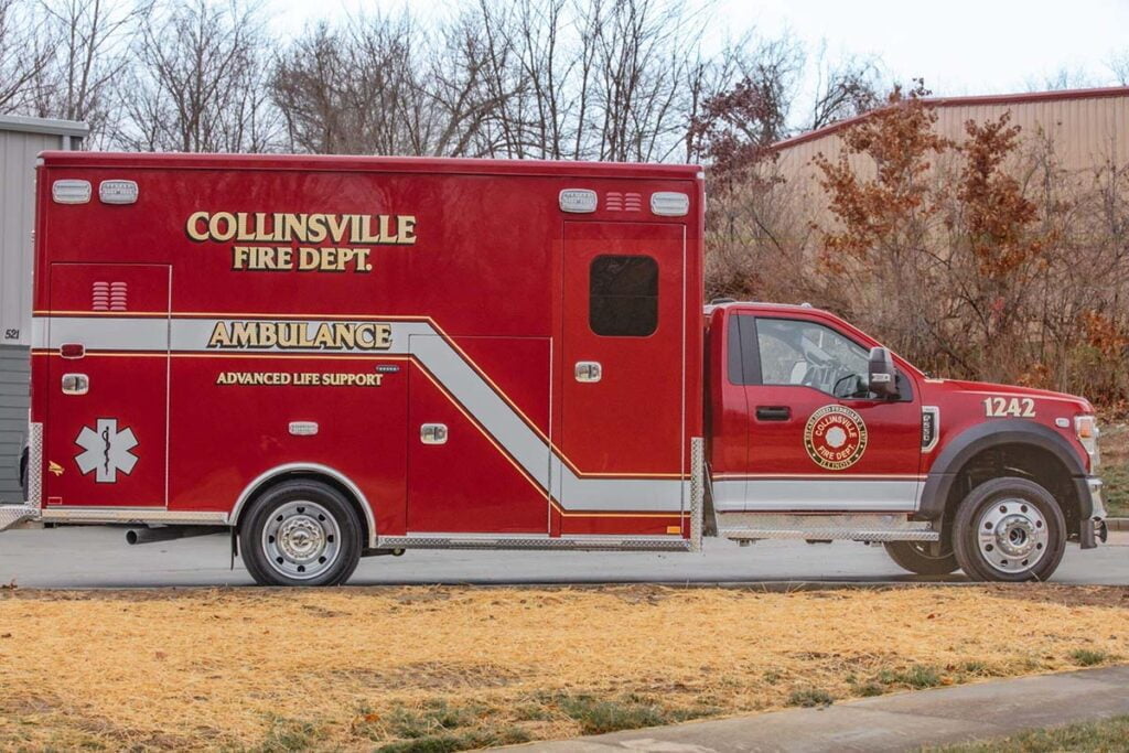 Collinsville (IL) Fire Department Adds AEV Traumahawk Type 1 Ambulance