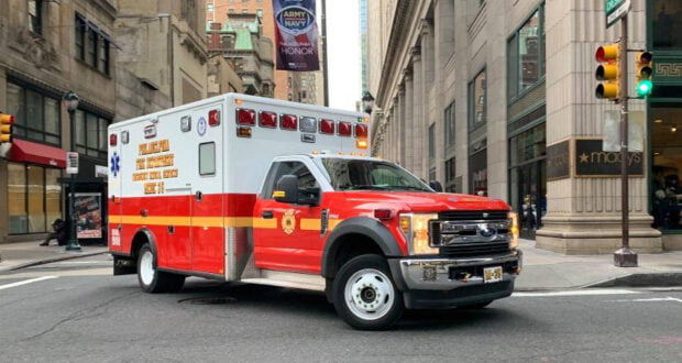 Video Captures Moment SUV Collides With Ambulance In Philadelphia - EMS Rig