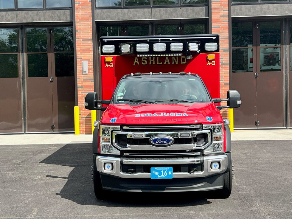 Ashland Fire Dept Gets New 4×4 Ambulance – MetroWest Daily