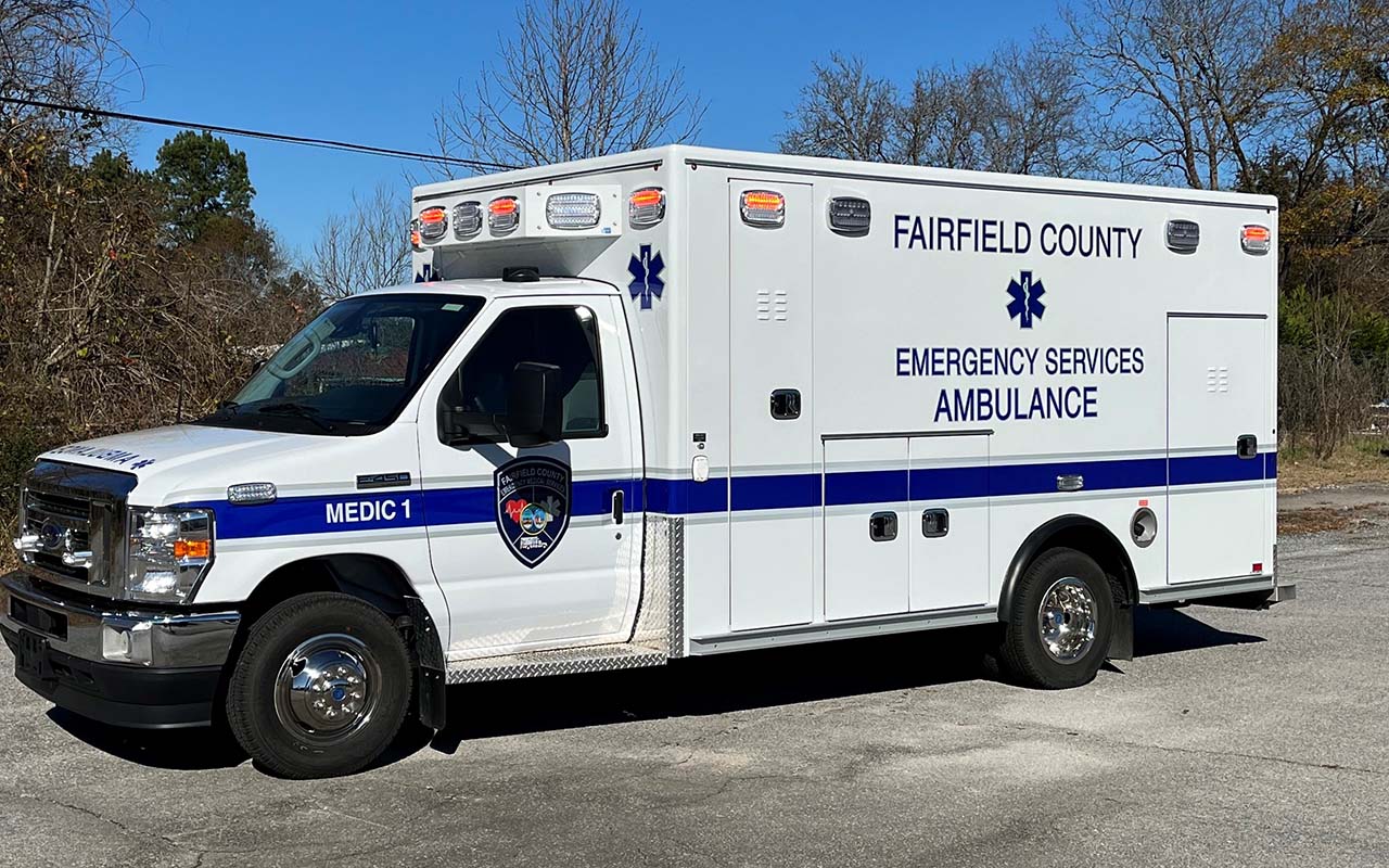 Fairfield County (SC) Emergency Medical Services has put this Road Rescue Type 3 Ultramedic ambulance in service in its fleet.