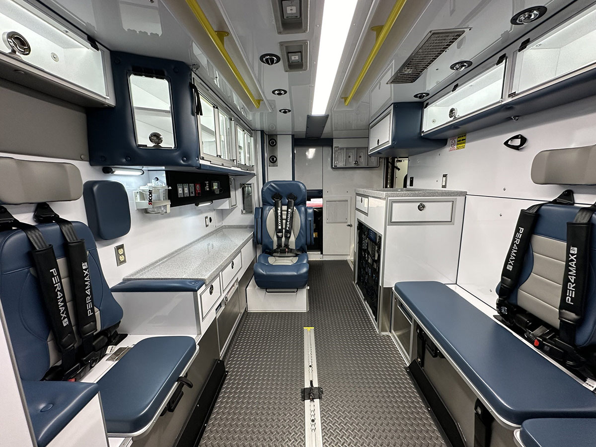 The interior of the patient module.