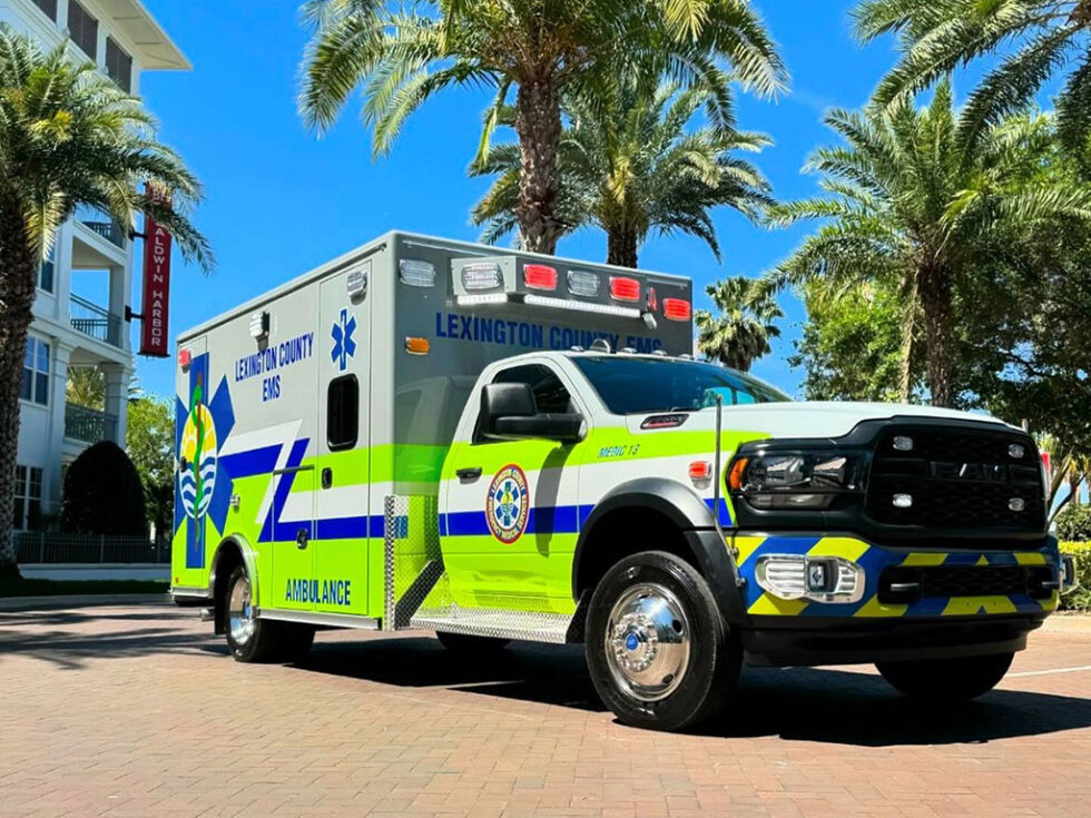 Lexington County (SC) EMS Takes Delivery of Four Road Rescue Ambulances ...