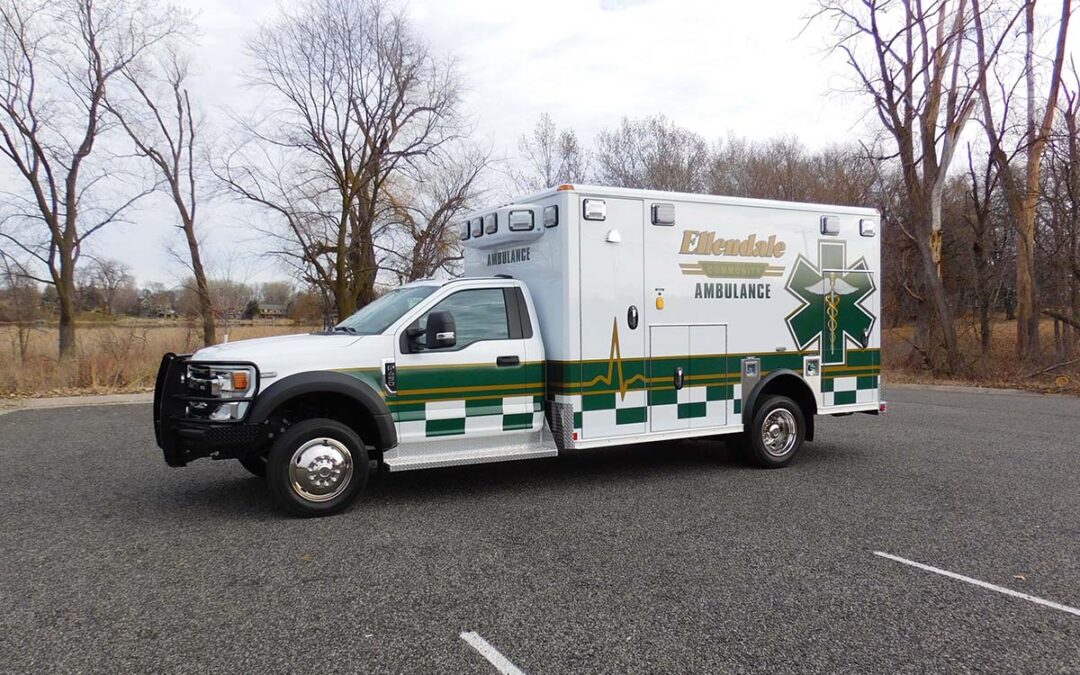 Ellendale (ND) Community Ambulance Service Gets Wheeled Coach Type 1 4×4 Ambulance