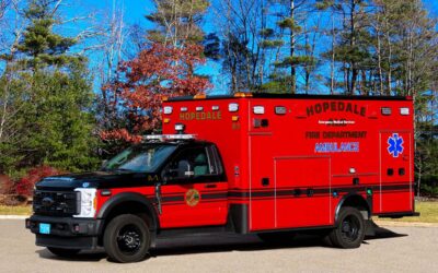 Hopedale (MA) Fire Department Puts Horton Type 1 Ford F-550 Ambulance in Service