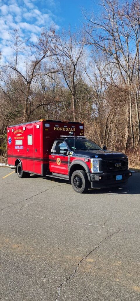 Hopedale (MA) Fire Department Puts Horton Type 1 Ford F-550 Ambulance ...