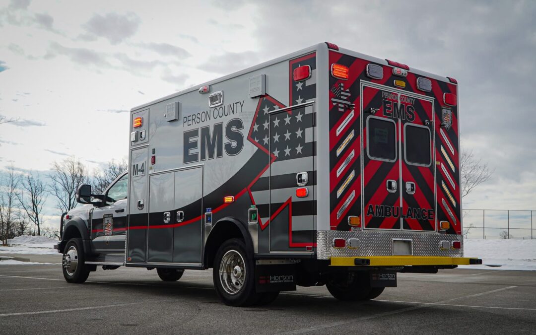 Horton Emergency Vehicles Builds Two Type 1 Ambulances for Person County (NC) EMS