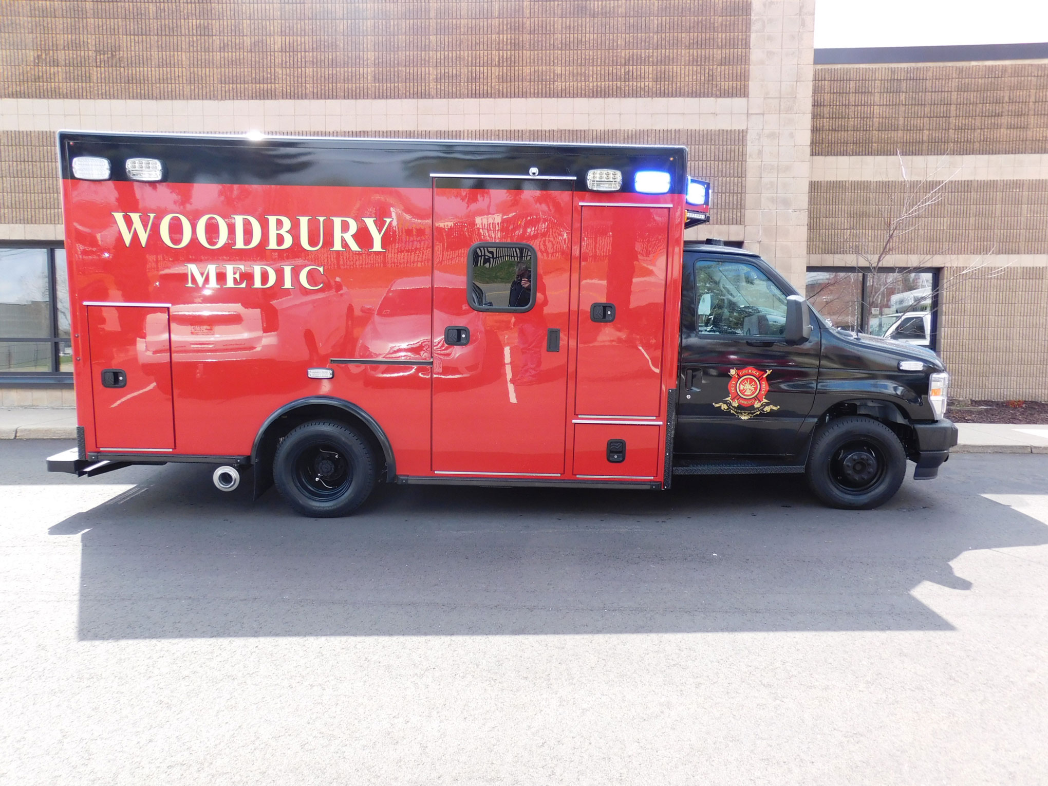 The Woodbury rigs have a 170-inch-long patient box that's 96-inches-wide with 74 inches of headroom.