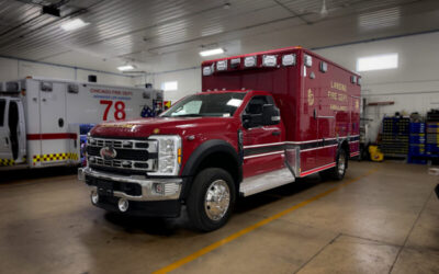 Lansing (IL) Fire Department Adds Another Wheeled Coach Type 1 Ambulance to Its Fleet