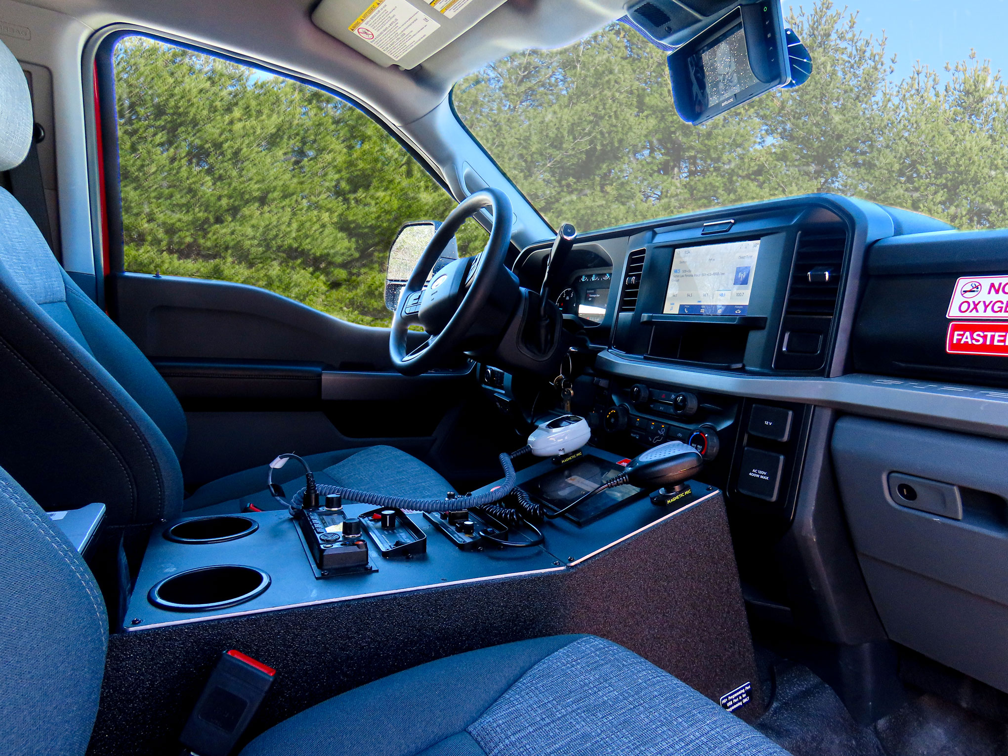 The cab in the new Franklin Horton Type 1.