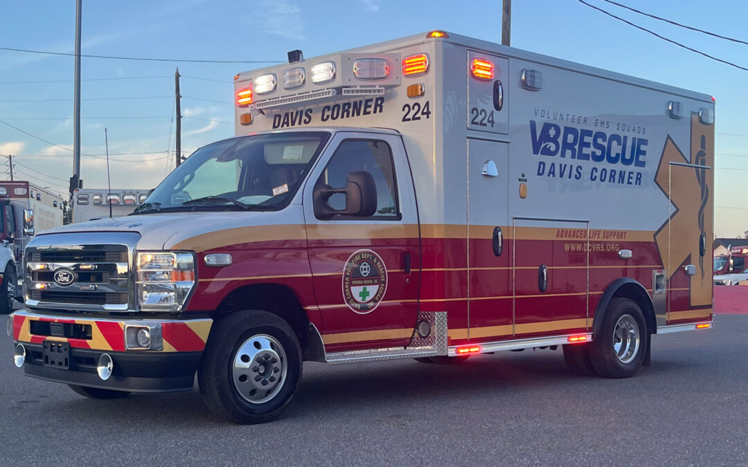 Davis Corner (VA) Volunteer Fire & Rescue Squad Puts Wheeled Coach Type 3 Rig in Service
