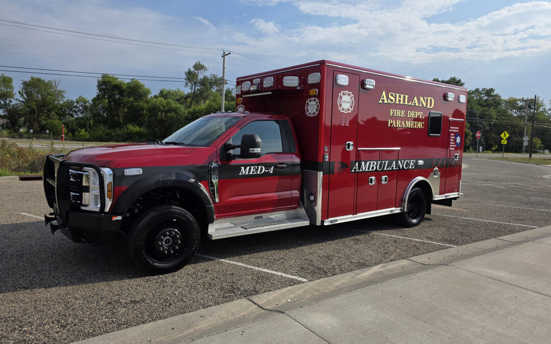Ashland (WI) Fire Department Gets Road Rescue Type 1 Ultramedic Ambulance
